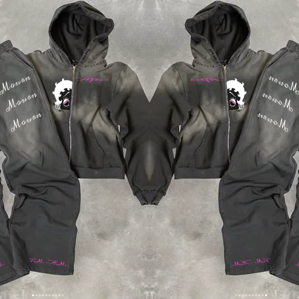 Mourning after full zip