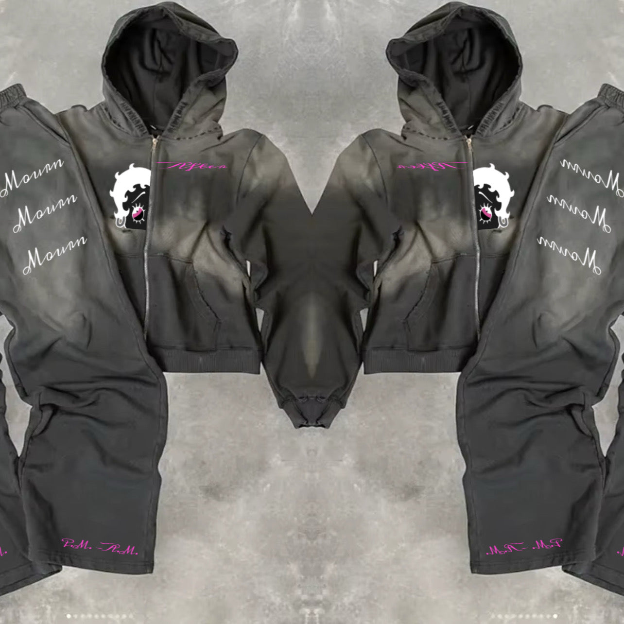 Mourning after full zip